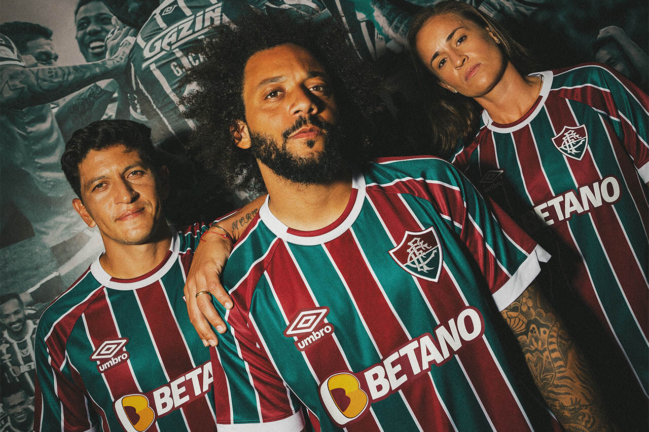 Blusa do clearance fluminense azul feminina